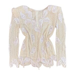 Vintage Cache Beaded Top